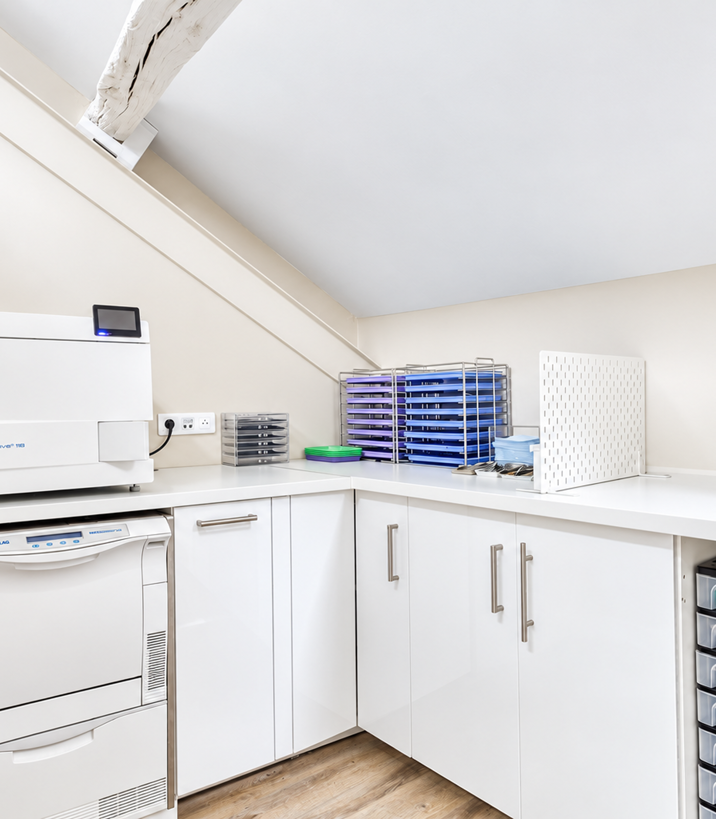 Espace de stérilisation des instruments